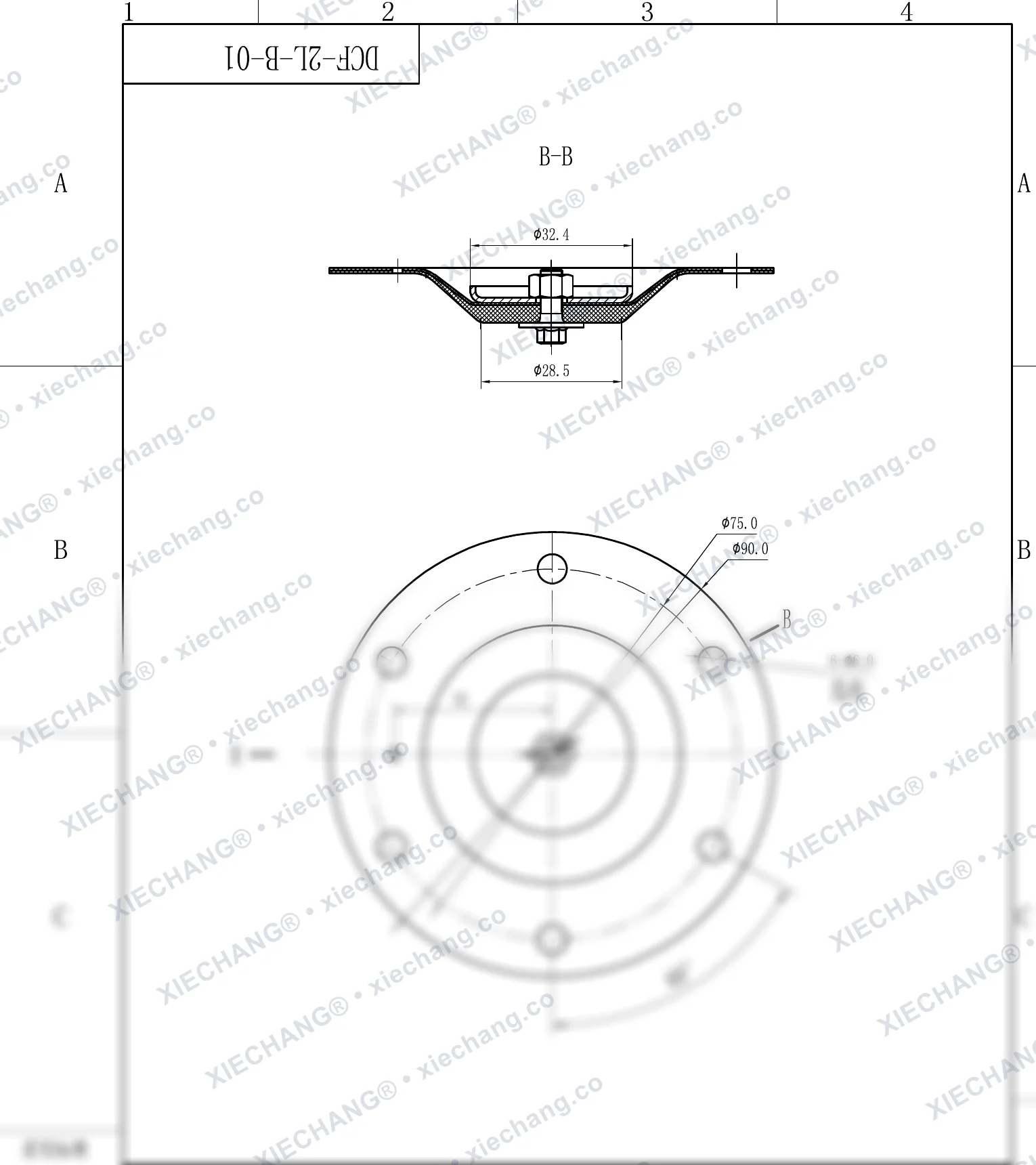 DCF-2L-B-01 · 1" — نقشه مونتاژ