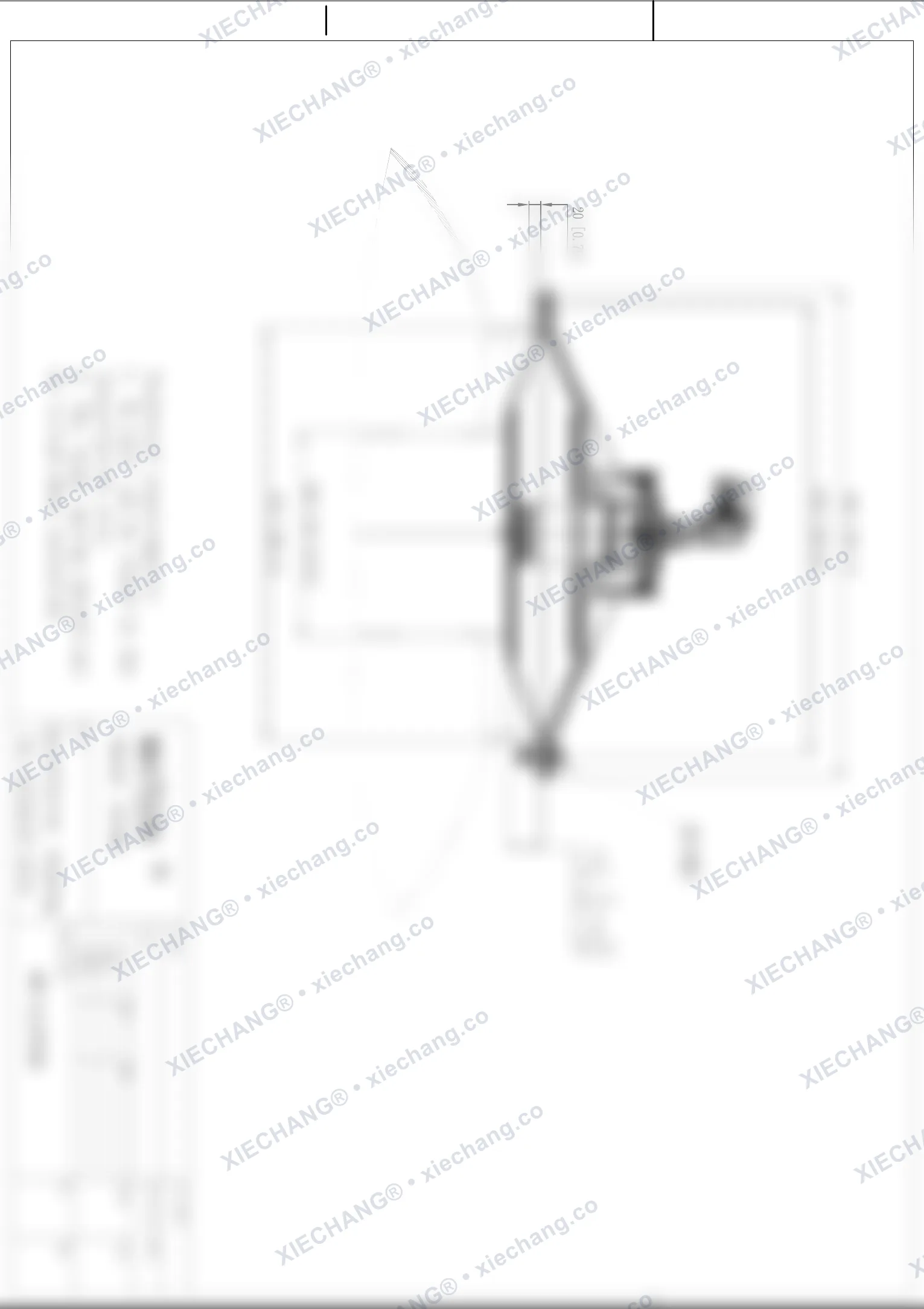 WPS-CA/EP350 · 14 inch · شیر بزرگ فوقکمفشار — نقشه نصب
