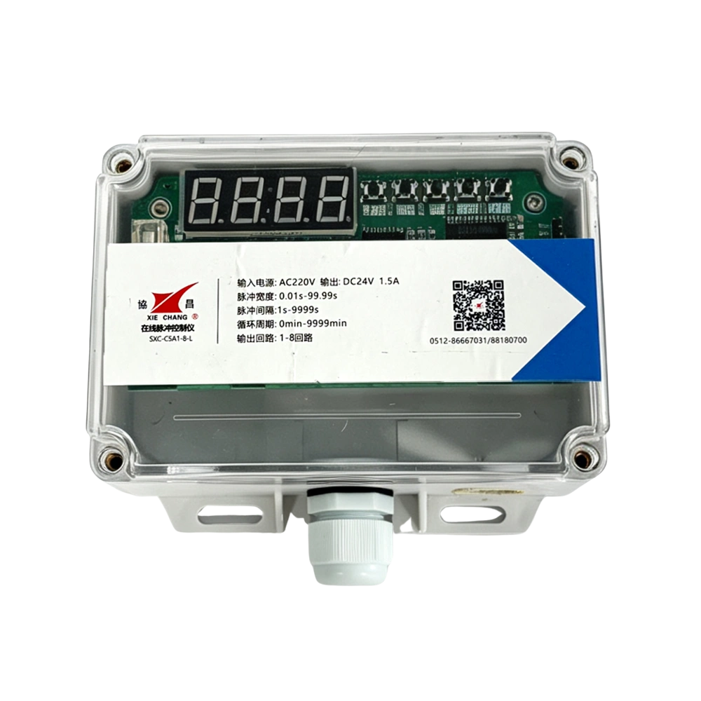 کنترلر پالسجت SXC-C5A1-8-L از Xiechang®، 8 کانال خروجی